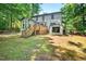 The backyard shows a deck and lush greenery at 508 Bolin Creek Dr, Carrboro, NC 27510