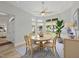 Inviting breakfast nook with natural light from large windows and stylish decor at 606 Corrigan Way, Cary, NC 27519