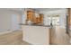 Kitchen island with granite countertop at 606 Corrigan Way, Cary, NC 27519