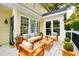 Relaxing outdoor patio space with comfortable seating, perfect for entertaining or enjoying the outdoors at 6201 King Croydon Ct Ct, Raleigh, NC 27603