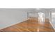 Bonus room with hardwood floors and built-in shelves at 708 Parker St, Durham, NC 27701