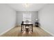 Office space offers hardwood floors, a ceiling fan, and neutral paint scheme at 733 Daniel Ridge Rd, Wendell, NC 27591