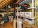 Attic storage space with plenty of shelving at 8504 Carlton Oaks Dr, Wake Forest, NC 27587