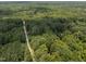 Expansive view of a long, straight road cutting through a sea of dense forest at 9709 Greenfield Rd, Chapel Hill, NC 27516