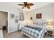 Bright bedroom featuring decor and plenty of space for comfort and convenience at 108 Market Cross Ct, Holly Springs, NC 27540