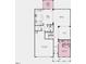 First-floor plan showcasing the kitchen, casual dining, gathering area, and garage layout at 124 Seagraves Creek Ln, Holly Springs, NC 27540