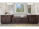 Primary bathroom with dual vanities and ample counter space at 1705 Bodwin Ln, Apex, NC 27502