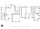 Detailed floor plan showing layout of rooms, including bedrooms, living areas, kitchen, bathrooms, and attic at 190 Whistlers Cv, Louisburg, NC 27549