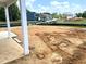 New construction site shows land prep in a vibrant community with blue homes under a partly cloudy blue sky at 21 Windflower Ct # Homesite 11, Clayton, NC 27520