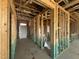 Unfinished interior showcasing a blank canvas with exposed framing, awaiting customization and design at 236 Norman Ave, Lillington, NC 27546