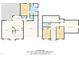 Detailed floor plan showcasing the layout of the home's first and second floors, including room dimensions at 2430 Josephine Rd, Garner, NC 27529
