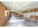 Spacious unfinished garage interior offering ample storage and potential for customization at 2430 Josephine Rd, Garner, NC 27529