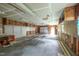 Unfinished garage interior showing the vast potential for customization and storage options at 2430 Josephine Rd, Garner, NC 27529