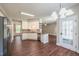 Kitchen has an open floorplan and access to the dining and Gathering room at 2430 Josephine Rd, Garner, NC 27529