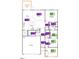 Detailed floor plan of the house layout showcasing room placements and dimensions for property visualization at 246 Norman Ave, Lillington, NC 27546