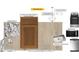 Kitchen finishes showcasing cabinetry, countertops, lighting, and appliance options available for design choices at 246 Norman Ave, Lillington, NC 27546