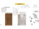Bathroom design showcasing cabinet color, counter top color and material, shower and bath hardware, and lighting fixtures at 256 Norman Ave, Lillington, NC 27546