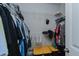 Spacious walk-in closet with metal shelving and ample storage space at 2586 Lacey Holt Rd, Graham, NC 27253