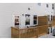 Exterior view of private balcony with table and chairs at 2799 Cassius Dr, Apex, NC 27502