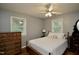 Comfortable bedroom with neutral tones, hardwood floors, and good natural light at 3812 Vesta Dr, Raleigh, NC 27603