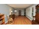 Spacious living room with hardwood floors, neutral walls, and plenty of room for furniture and decor at 3812 Vesta Dr, Raleigh, NC 27603