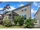 Backyard view of home with screened-in porch at 428 Mill Station Ln, Wendell, NC 27591