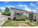 The backyard has a brick patio and a screened in porch at 428 Mill Station Ln, Wendell, NC 27591