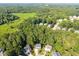 Lush, scenic neighborhood with mature trees that surround well-maintained homes at 4600 Landover Dale Dr, Raleigh, NC 27616