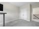 This bedroom features an ensuite bathroom and walk in closet at 544 Tanner Lake Ln, Raleigh, NC 27610