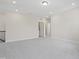 Large bonus room with recessed lighting, neutral walls, and carpeted floors at 544 Tanner Lake Ln, Raleigh, NC 27610