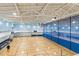 Spacious gymnasium with basketball court, bleachers, and high ceilings, ideal for games and events at 553 Sturgeon St, Smithfield, NC 27577