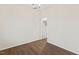 Neutral room with hardwood floors, light fixtures, and ample natural light at 553 Sturgeon St, Smithfield, NC 27577