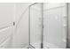 Bathroom showcasing a glass shower at 5560 Henley Ridge Dr # 187, Graham, NC 27253