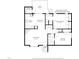 Detailed floor plan of the home, highlighting the layout of rooms and dimensions at 6016 Farm Gate Rd, Raleigh, NC 27606