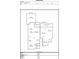 Floor plan of a two-story home, showing the layout of rooms and approximate dimensions at 6612 Enrichment Ln, Raleigh, NC 27616