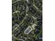 A lot map showing the location of a property in relation to nearby streets and neighborhood at 71010 Russell, Chapel Hill, NC 27517