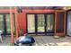 Relaxing outdoor patio with sliding glass doors for seamless indoor-outdoor living at 71010 Russell, Chapel Hill, NC 27517