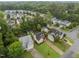An aerial view of the neighborhood showcasing lush greenery and well-maintained homes at 807 Edmund St, Raleigh, NC 27604