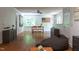 Large bonus room features hardwood floors, modern furniture, and natural light at 105 Woodsage Way, Cary, NC 27518