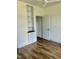 Bedroom features an open closet space and a built-in bookcase at 106 Viola Ln, Franklinton, NC 27525