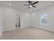 Bright bedroom has carpeted floors, recessed lighting, and a window allowing natural light at 112 Edgewood Dr, Roxboro, NC 27573