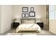 Beautiful bedroom with a large window and bedside tables at 1221 Coral Cay Bnd, Wake Forest, NC 27587