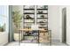 Well-organized home office with shelving, ample storage, and lots of natural light at 1221 Coral Cay Bnd, Wake Forest, NC 27587