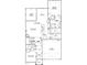 Detailed floor plan showing the layout of the home including the kitchen, bedrooms, and Gathering room at 124 Sugarmaple Way, Youngsville, NC 27596