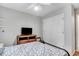 Bedroom with ceiling fan, window, and closet space at 132 Ironwood Ln, Clayton, NC 27520