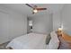 Bedroom with a neutral color scheme, a comfortable bed, and access to an ensuite bathroom at 1713 Mclaurin Ln, Fuquay Varina, NC 27526