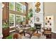 Cozy living room with a fireplace, natural light, and stylish décor at 1806 Pattersons Mill Rd, Durham, NC 27703