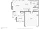 First floor layout featuring the Gathering room, kitchen, dining room, and garage at 1985 Firenza Dr, Apex, NC 27502