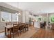 Inviting dining room with natural light and wood floors, perfect for gatherings at 223 Chauncey Cir, Chapel Hill, NC 27516