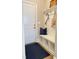 Inviting entryway with bench seating and storage cubbies at 223 Chauncey Cir, Chapel Hill, NC 27516